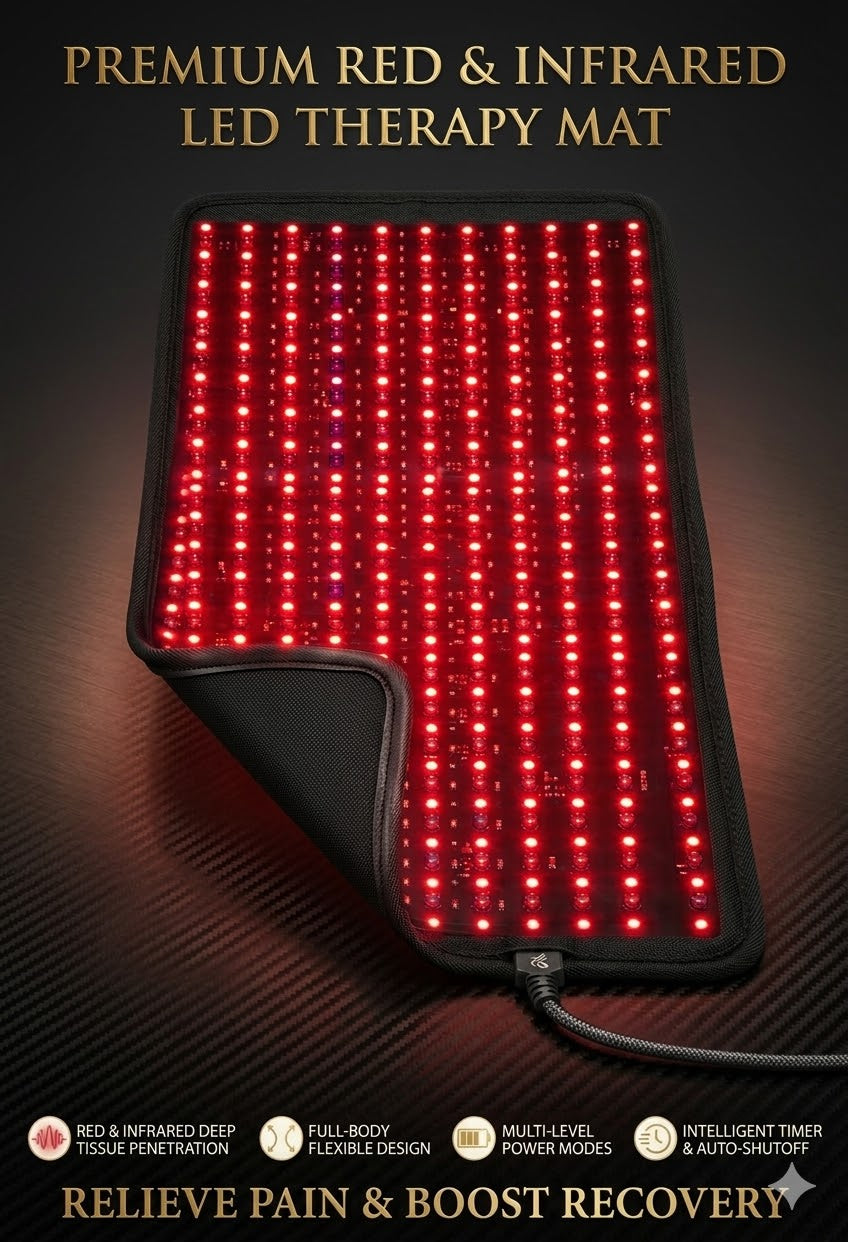 Pro-Relief Infrared Heating Pad - Deep Tissue Red Light Therapy Belt
