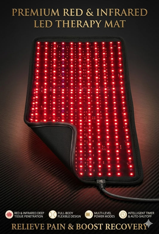 Pro-Relief Infrared Heating Pad - Deep Tissue Red Light Therapy Belt